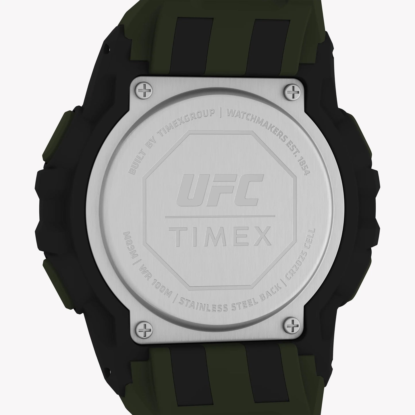 Timex Men's Black Resin Watch, Green Band | T5K836