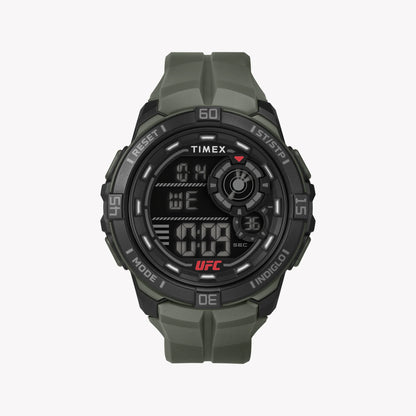 Timex Men's Black Resin Watch, Green Band | T5K836