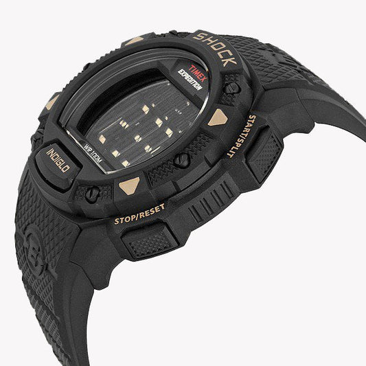 Timex Men's Black Resin Watch, Digital Dial | T49896
