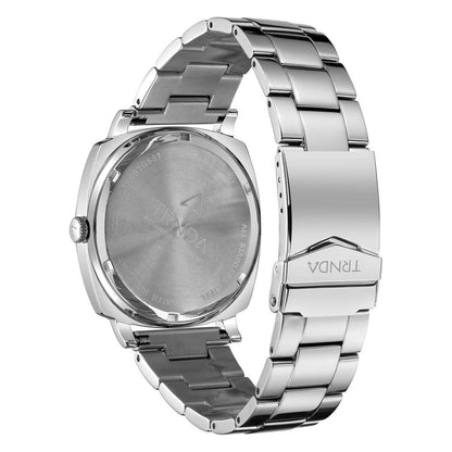 TRNDA Men's Stainless Steel Watch, Gradient Dark Grey Dial | TRNDA-SQ45