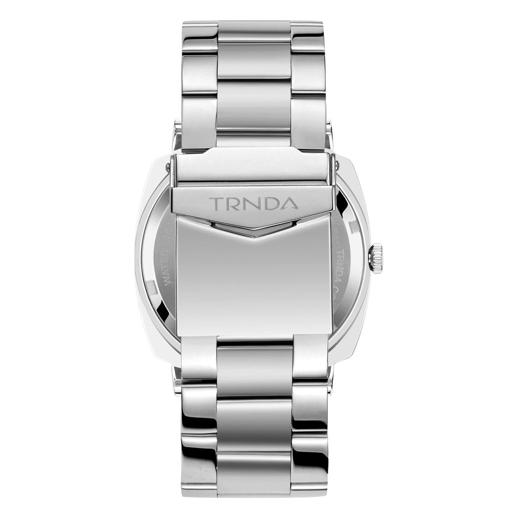 TRNDA Men's Stainless Steel Watch, Gradient Dark Grey Dial | TRNDA-SQ45