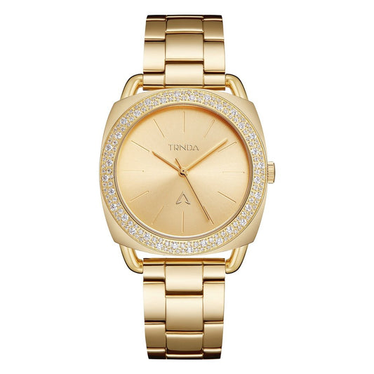 TRNDA Women's Gold Stainless Steel Watch, Gold Dial | TRNDA35.8