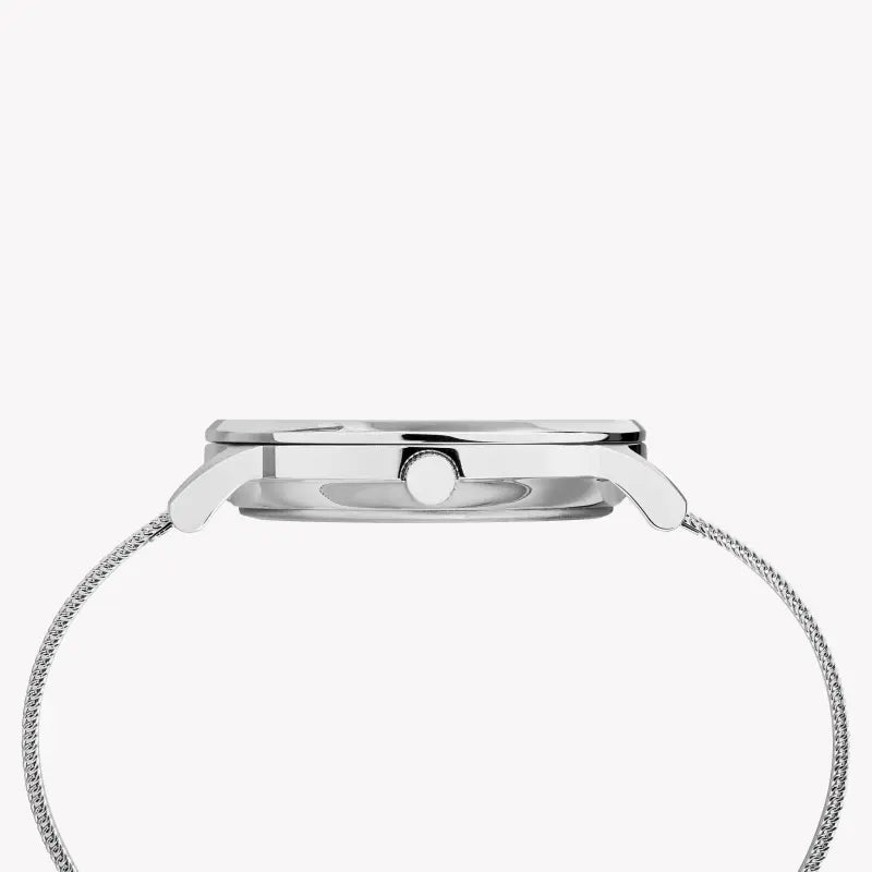 Timex Men's Silver Stainless Steel Watch, Black Dial | TW2R71500