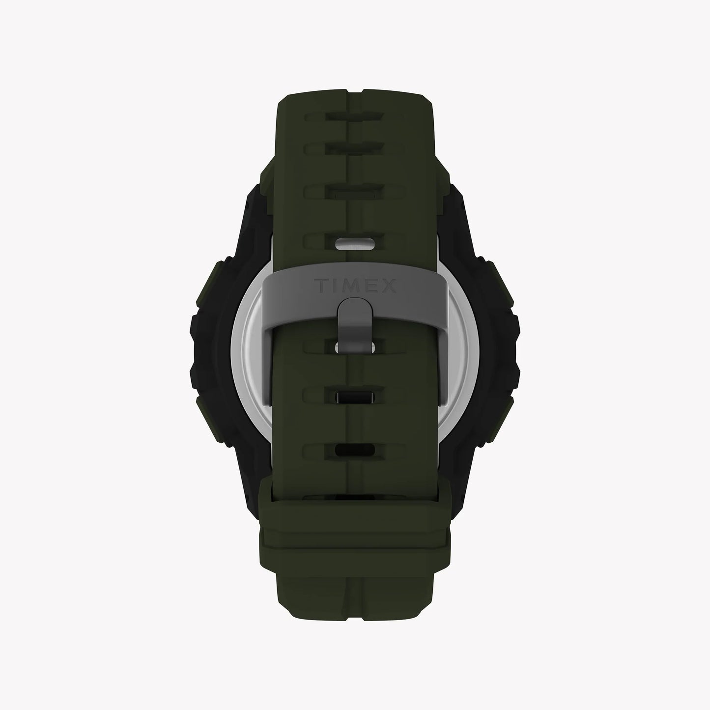 Timex Men's Black Resin Watch, Green Band | T5K836