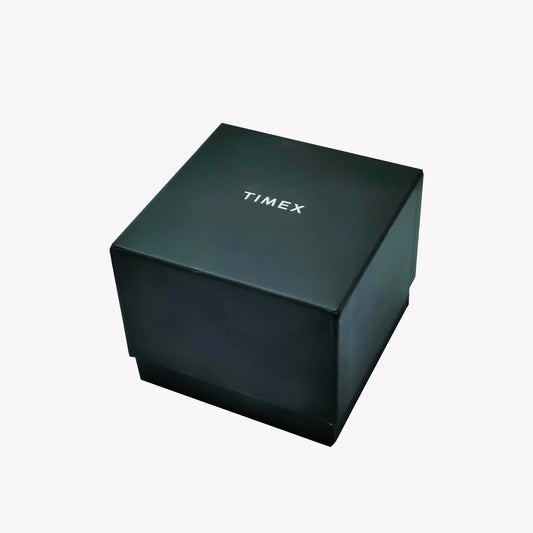 Timex Men's Brown Leather Watch, Green Dial | TW2R86900
